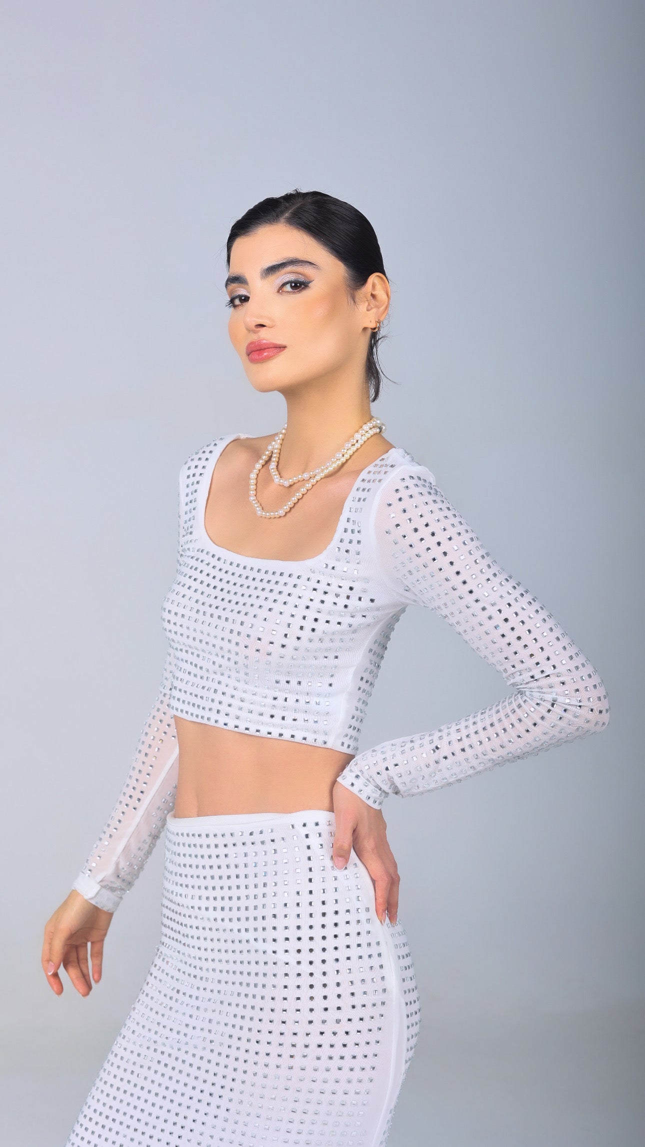 MARILYN WHITE TWO PIECE SET