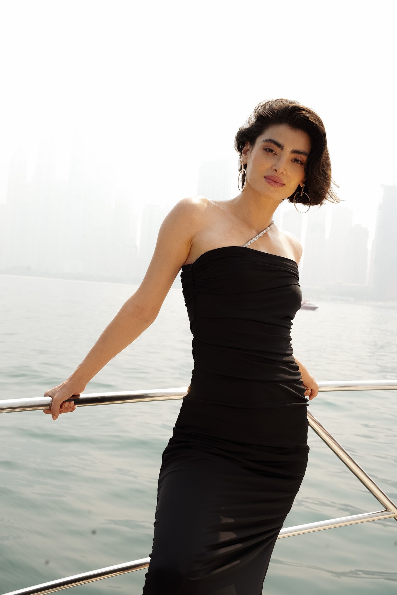 ZENOBIA BLACK MAXI DRESS.