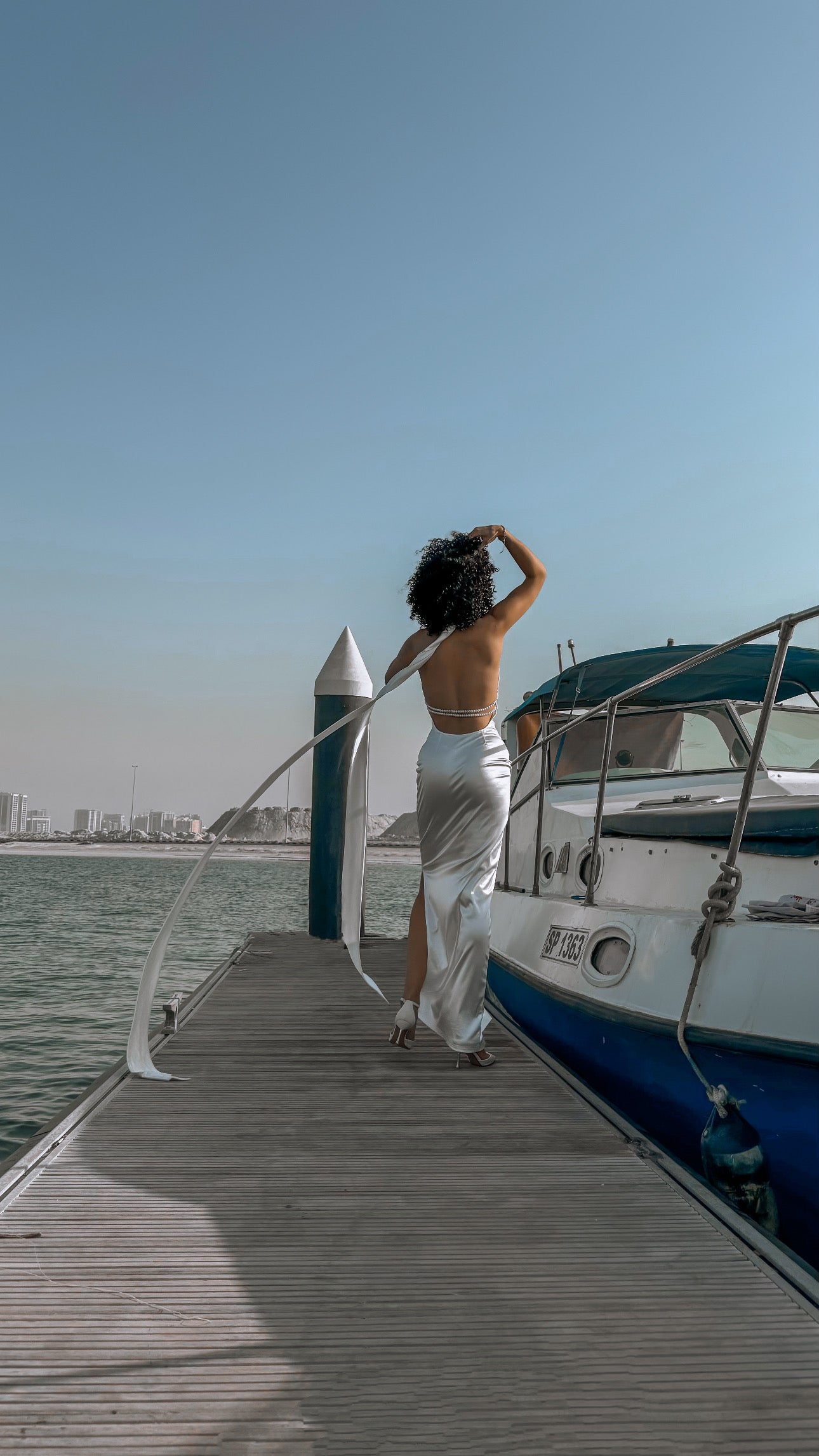 ZAHRA WHITE MAXI DRESS