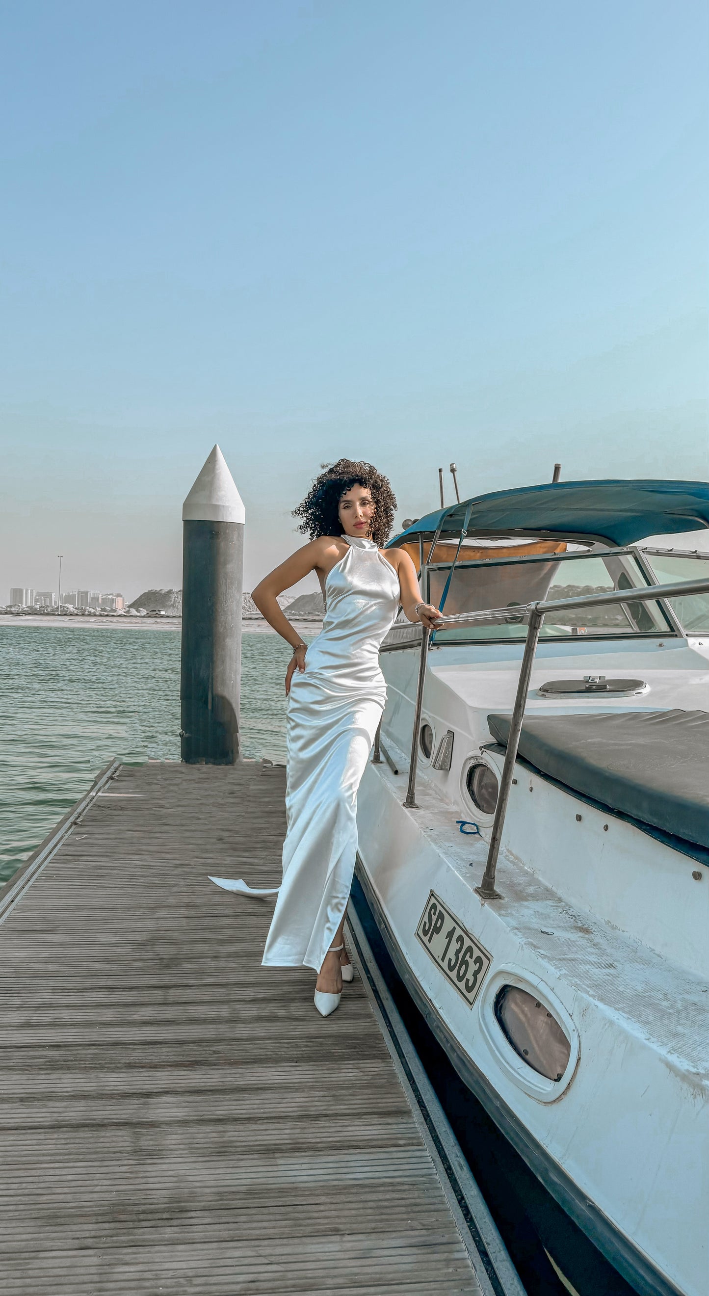 ZAHRA WHITE MAXI DRESS
