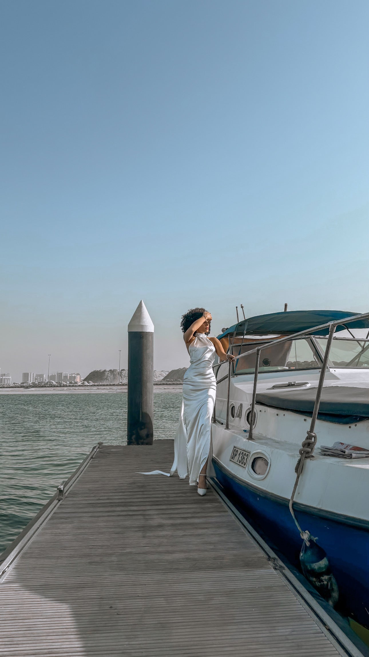 ZAHRA WHITE MAXI DRESS