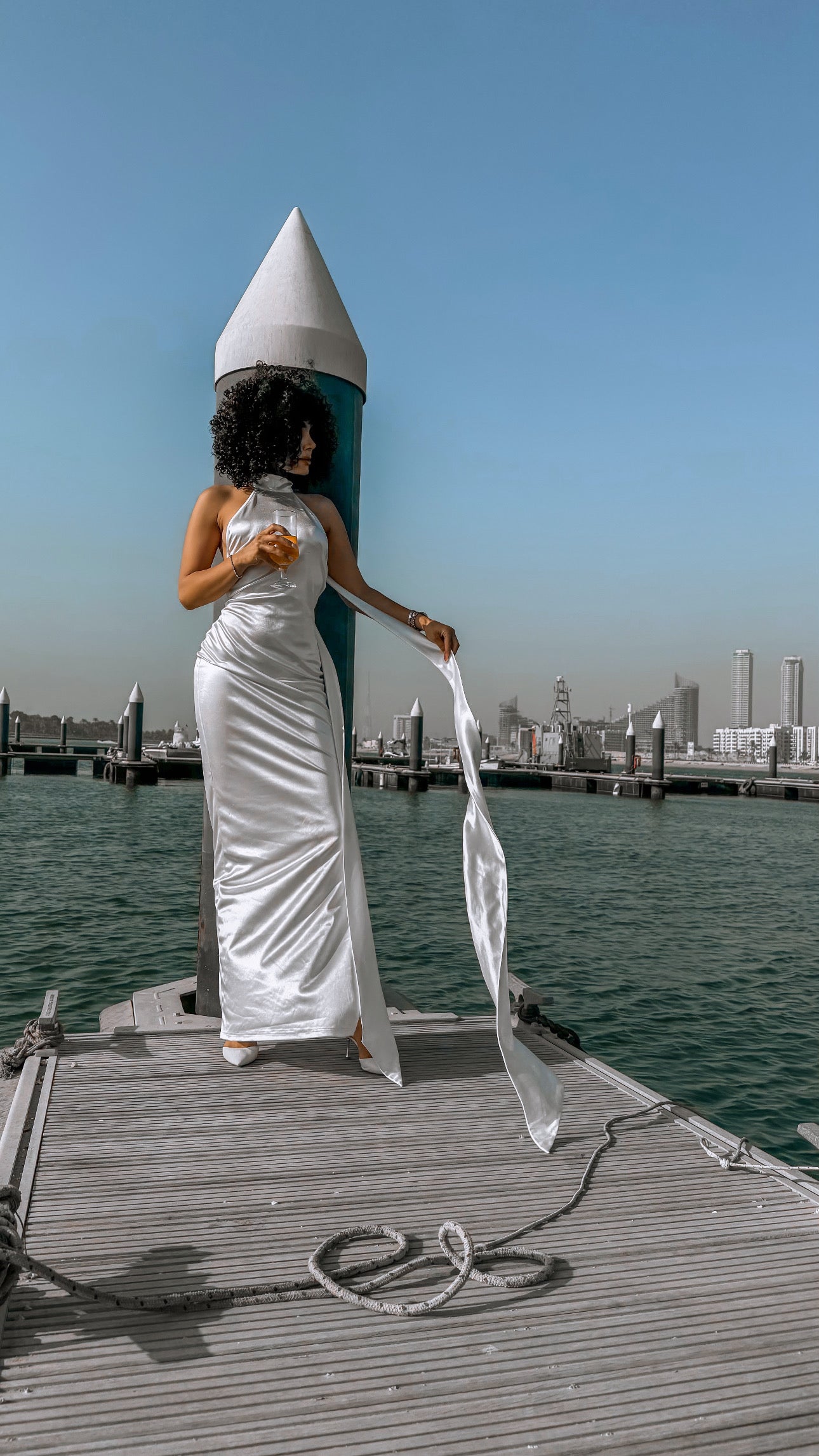ZAHRA WHITE MAXI DRESS
