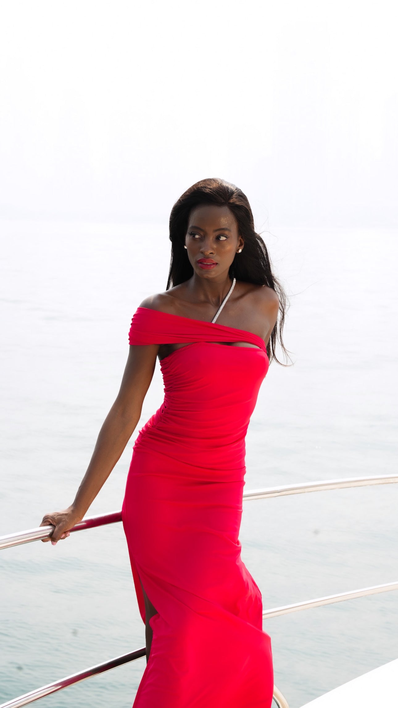 ZAINAB RED MAXI DRESS