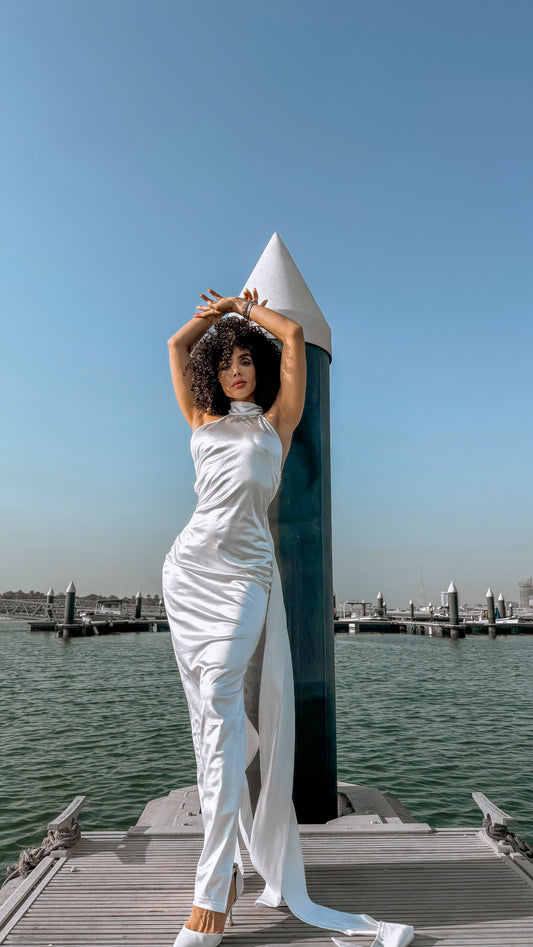 ZAHRA WHITE MAXI DRESS